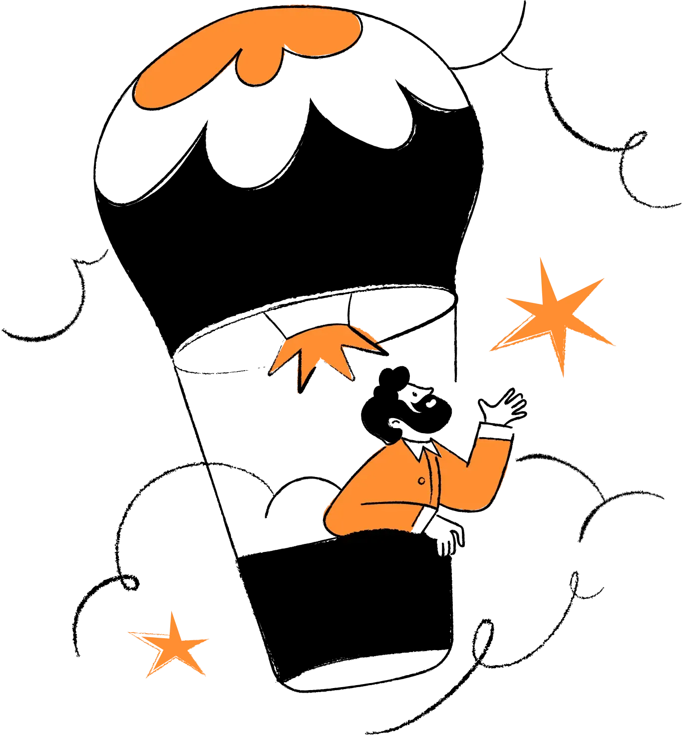 Iloinen mies ja nainen katsovat tablet-tietokonetta